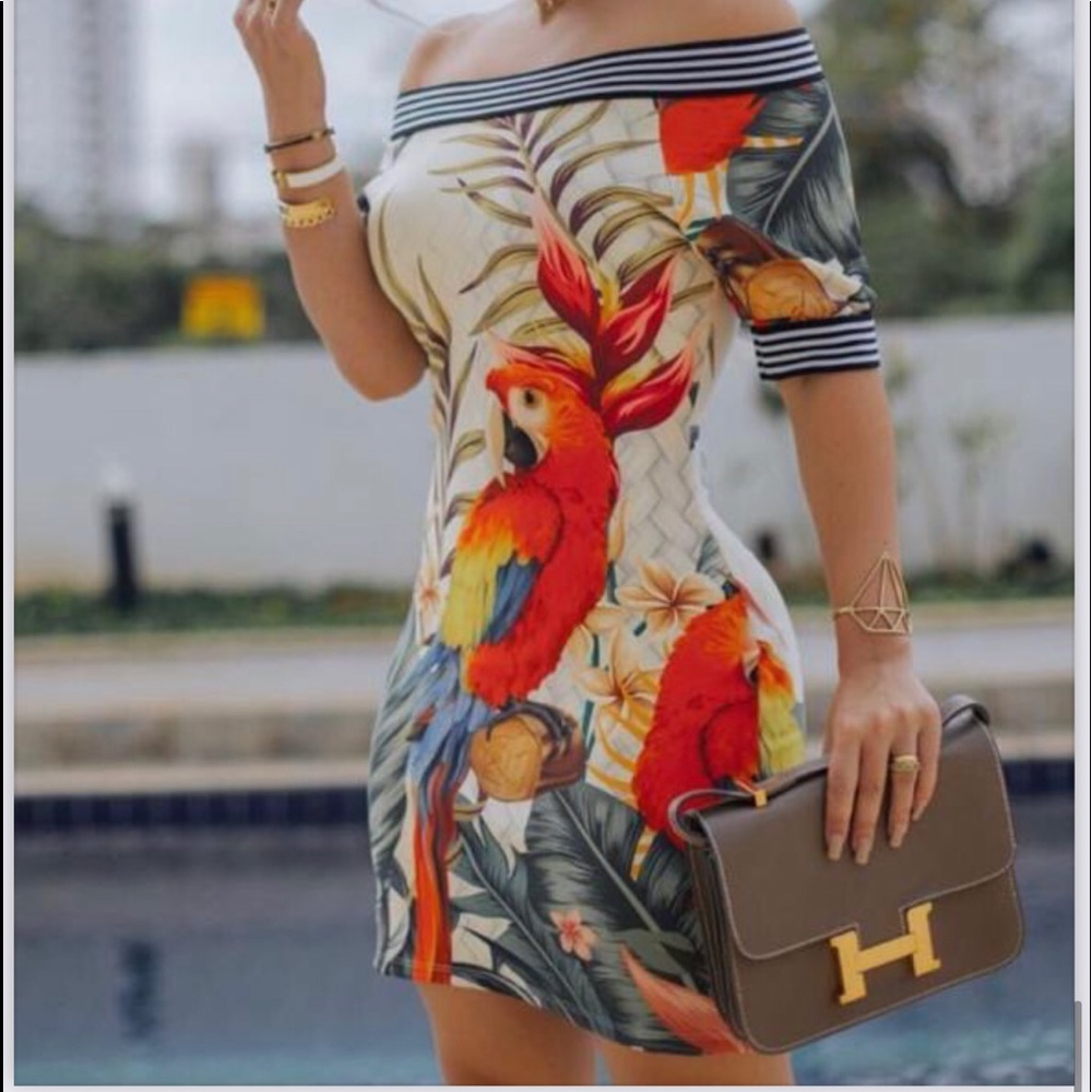 Macaw dress